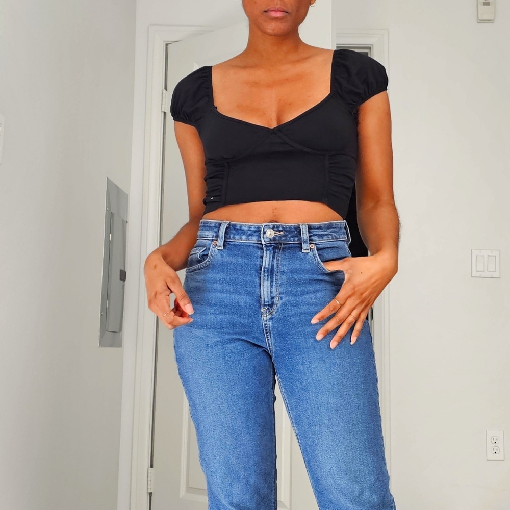 Forever 21 | Onyx Faux-Bustier Top